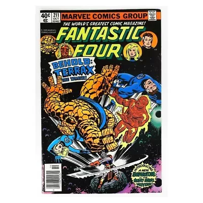 Buy Fantastic Four #211 Newsstand  - 1961 Series Marvel Comics VF Minus [d} • 40.75£