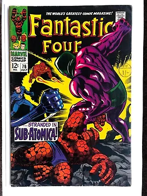 Buy Fantastic Four 76 (1968) Silver Surfer, Galactus App. Jack Kirby Art, Cents • 19.99£