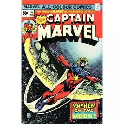 Buy Captain Marvel #37 British Variant  - 1968 Series Marvel Comics NM Minus [t@ • 17.85£
