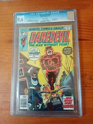 Buy DAREDEVIL THE MAN WITHOUT FEAR #141 JAN 1976. US 30c C/P. CGC 9.6 3RD BULLSEYE. • 169.99£