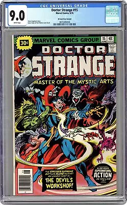 Buy Doctor Strange 30 Cent Variant #15 CGC 9.0 1976 3870385009 • 147.56£