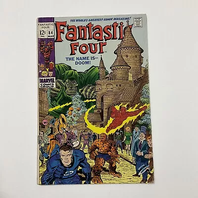 Buy Fantastic Four 84 Fine- Fn- 5.5 Marvel 1969 • 19.41£