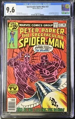 Buy Spectacular Spider-Man #27 1979 Marvel Comics CGC 9.6 Frank Miller White Pages • 90.27£