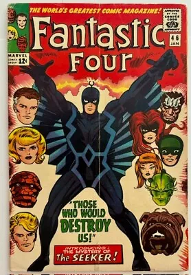 Buy Fantastic Four #46 (1966) Key Isue 1st App Black Bolt • 60£