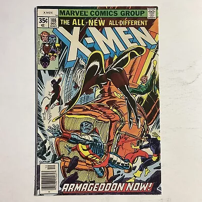 Buy Uncanny X-Men 108 1977 FN- Fine- 5.5 Newsstand Marvel  • 31.06£