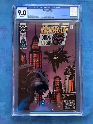 Buy Batman #452 - Cgc 9.0!!!  Dc Comics - 1990 - Riddler App. -mignola & Pratt Cover • 19.41£