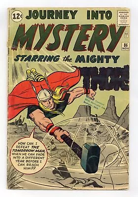 Buy Thor Journey Into Mystery #86 GD+ 2.5 RESTORED 1962 1st Full App. Odin • 155.32£