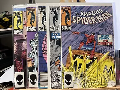 Buy The Amazing Spider-Man 262 263 264 265 267 Marvel Comics Lot • 31.06£