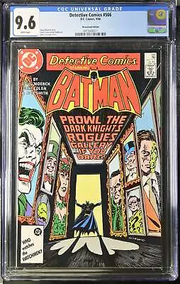 Buy Detective Comics #566 - DC Comics 1986 - CGC 9.6 - The Dark Knight's Rogues Gall • 128.14£