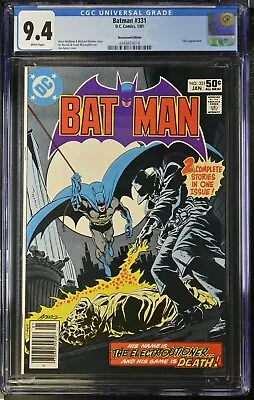 Buy Batman #331 1981 *NEWSSTAND* - CGC 9.4 - Talia App. & 1st App. Electrocutioner • 61.35£