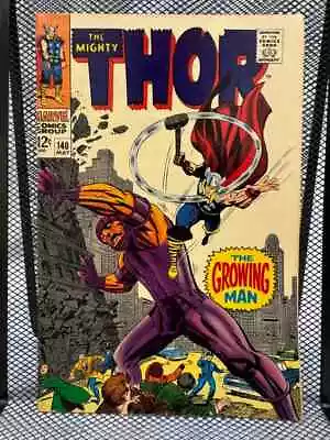Buy The Mighty Thor 140 Marvel Comics 1967 1st Appearance The Growing Man • 97.07£