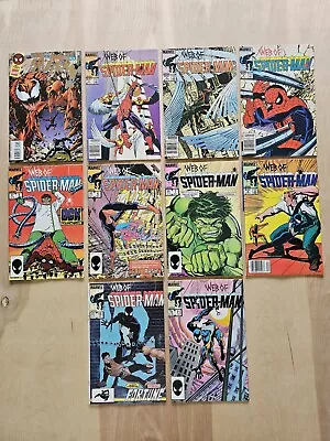 Buy Web Of Spider-Man Comic Lot 1 Super Special,2,3,4,5,6,7,9,10,11 • 23.30£