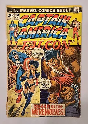 Buy CAPTAIN AMERICA No. 164 Aug. 1973 Marvel Comics GD • 11.65£