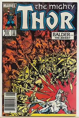 Buy Thor #344 Marvel Comics 1984 1st App Malekith NEWSTAND • 13.98£