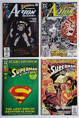Buy Action Comics - Superman 22 Comics Lot, Copper Age, Near Mint, First Maxima • 62.12£