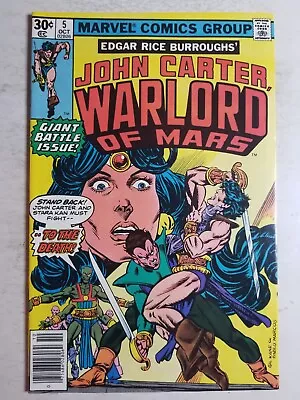 Buy John Carter Warlord Of Mars (1977) #5 - Very Fine  • 3.11£