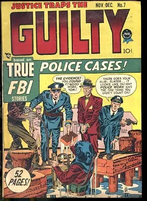 Buy Justice Traps The Guilty--#7----COMIC BOOK--Prize--FN • 76.88£