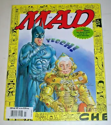 Buy Mad Magazine #359 July 1997 VF/NM Batman Alfred E Neuman As Mr Freeze Cover #1 • 11.65£