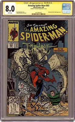 Buy Amazing Spider-Man #303 CGC 8.0 SS McFarlane 1988 4161892002 • 120.37£