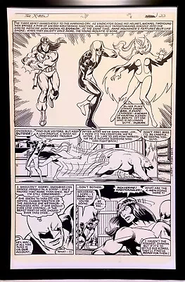 Buy Uncanny X-Men #139 Pg. 22 By John Byrne 11x17 FRAMED Original Art Print Poster • 46.55£