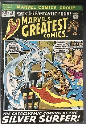 Buy Marvel’s Greatest Comics # 35 - Reprint Fantastic Four # 48 - Galactus, Surfer • 24.85£