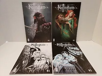 Buy Nottingham #1 (NM Or 9.4) - Multi-Printing Cover Set - 2021 Mad Cave - Sold Out! • 19.41£