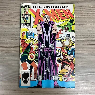 Buy The Uncanny X-men Marvel 200 Comics Comic Book 1985 Double Sized Issue Magneto • 12.95£
