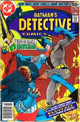 Buy DETECTIVE COMICS #479 FN- Signed Marshall Rogers 1978 Clayface Conclusion • 77.65£