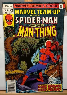 Buy Marvel Team-Up #68 Man-Thing 1st App D'Spayre Newsstand Marvel Comics 1978 • 7.78£