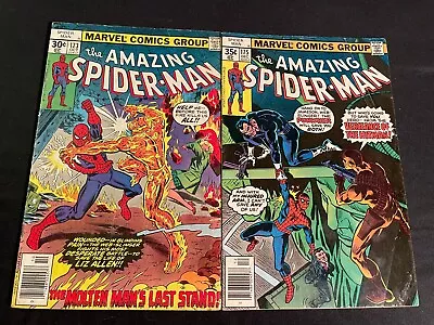 Buy THE AMAZING SPIDER-MAN #173, 175 Low Grade Copies • 3.88£