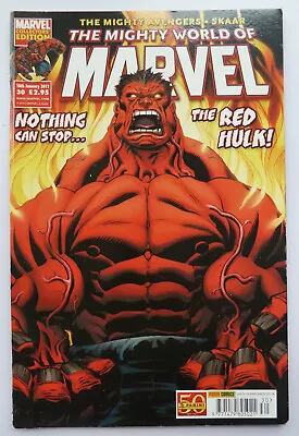 Buy The Mighty World Of Marvel #30 - Panini Comics UK January 2012 VF- 7.5 • 5.25£
