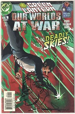 Buy Green Lantern Our Worlds At War #1 Dynamic Forces Signed Remarked Lee Coa #1 Dc • 89.95£