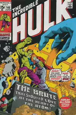 Buy Incredible Hulk, The #140 (2nd) FN; Marvel | Harlan Ellison - We Combine Shippin • 31.83£