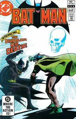 Buy BATMAN #345 F, Gene Colan Art, Direct C, DC Comics 1982 Stock Image • 4.66£