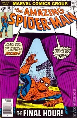 Buy Amazing Spider-Man #164 VG 4.0 1977 Stock Image Low Grade • 7.46£