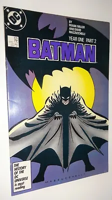 Buy Batman #405 Frank Miller Begin  Year One Nm 9.2 • 21.20£