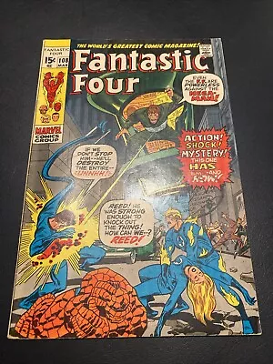 Buy Fantastic Four #108 1st Appearance Nega-Man! Cameo Annihilus! Marvel 1971 • 7.76£