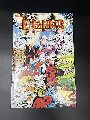 Buy Excalibur #1 Special Edition Rare Newsstand White Pages NM- Captain Britain • 9.31£