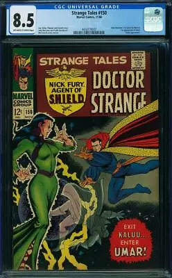 Buy Strange Tales #150 (Marvel, 1966) CGC 8.5 - 1st John Buscema Marvel • 221.33£