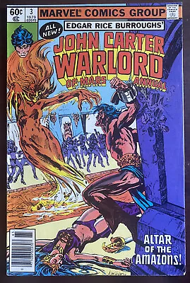 Buy John Carter Warlord Of Mars Annual#3 1977 Marvel Bronze Age Comics • 5.43£