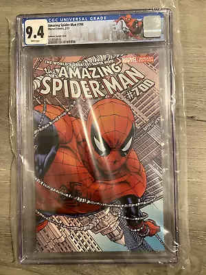 Buy Cgc 9.4 Amazing Spider-man #700 Quesada Variant Cover Death Marvel Custom Label • 92.74£
