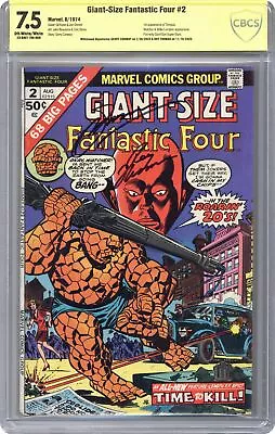 Buy Giant Size Fantastic Four #2 CBCS 7.5 SS Conway/Thomas 1974 23-0AE1106-056 • 155.32£