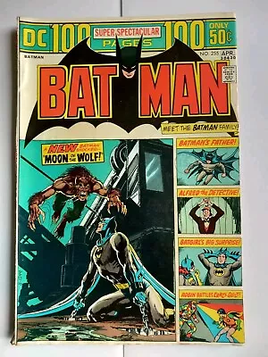 Buy Batman #255 (1974), VF, Neal Adams Cover, 1st App Werewolf, 100 Pages • 50£