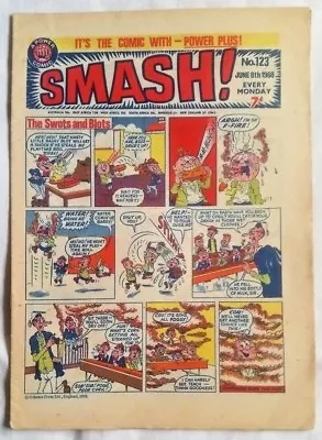 Buy Smash! #123 - Odhams Press Marvel Dc Batman Daredevil Uk Comic 1968 • 6£