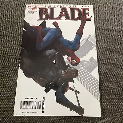 Buy Blade 1 1st App Lucas Cross Marvel 2006 It Takes One To Kill One Spiderman Comic • 9.95£