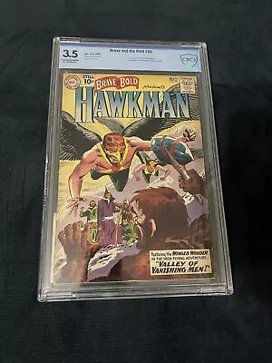 Buy BRAVE And The BOLD #35 CBCS 3.5 2nd SA App Of HAWKMAN & HAWKGIRL 1961 DC • 112.81£