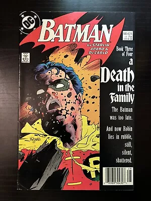 Buy Batman #428 1988 A Death Of Robin Jason Todd Newsstand DC Comics Mignola Cover • 15.55£