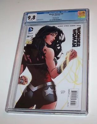 Buy Wonder Woman (New 52) #38 - DC Comics 2015 Finch Variant Issue - CGC NM/MT 9.8 • 836.35£