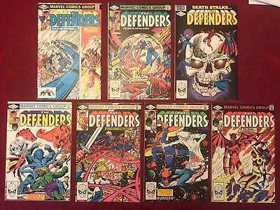 Buy Defenders #105, 106, 107, 108, 109, 110 & 111 Spiderman Dr Strange Cap -7 Comics • 11.64£
