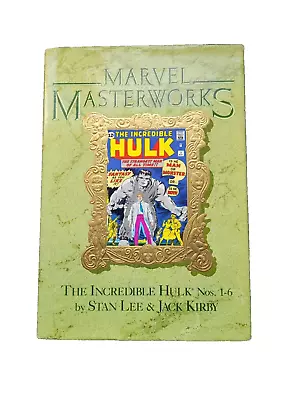 Buy Marvel Masterworks The Incredible Hulk Volume 8 Stan Lee / Jack Kirby Gold Rare • 30£